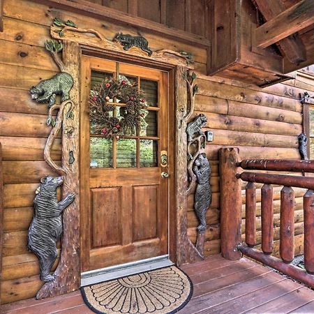 Smoky Mountain Log Cabin 7 Mi To Gatlinburg! Сев'єрвілл Екстер'єр фото