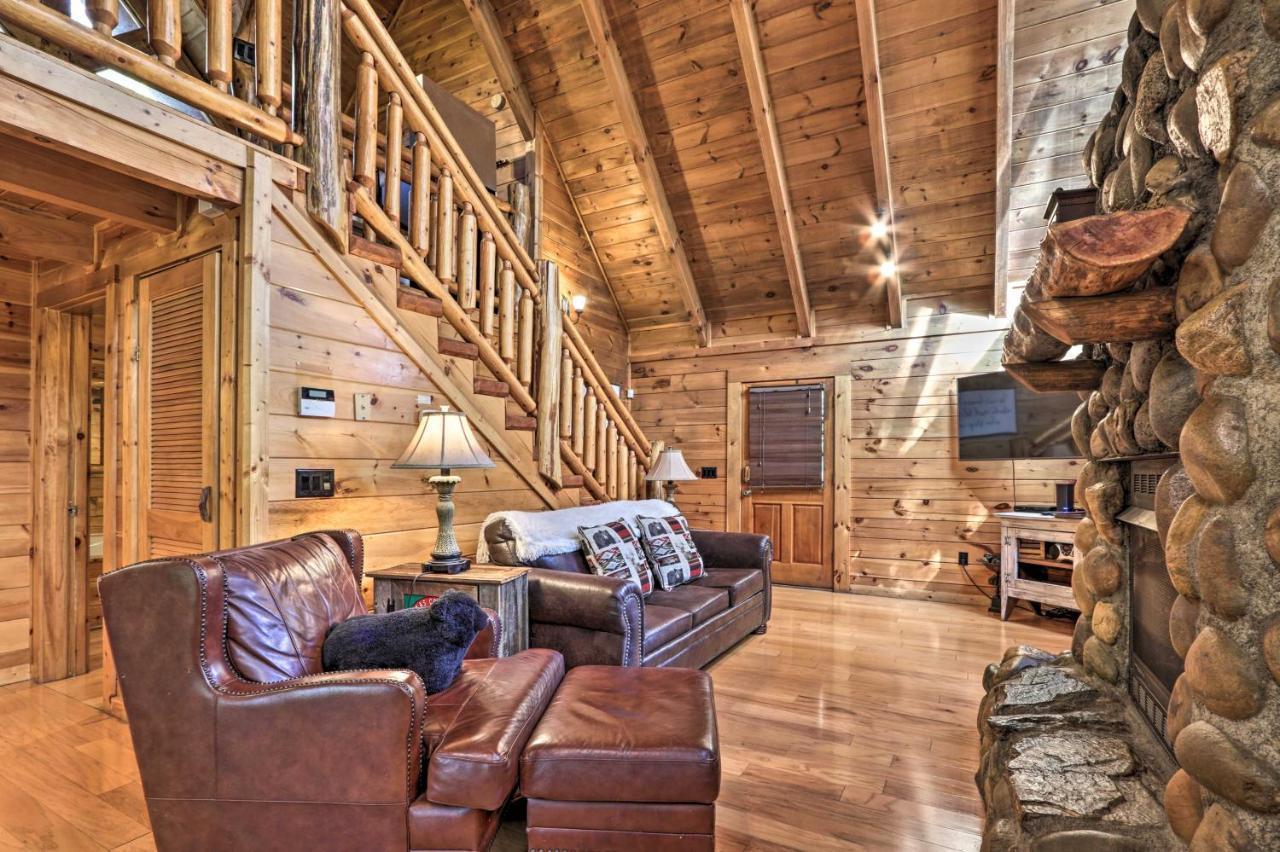 Smoky Mountain Log Cabin 7 Mi To Gatlinburg! Сев'єрвілл Екстер'єр фото