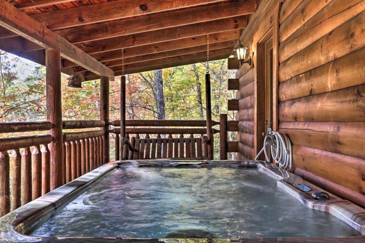 Smoky Mountain Log Cabin 7 Mi To Gatlinburg! Сев'єрвілл Екстер'єр фото