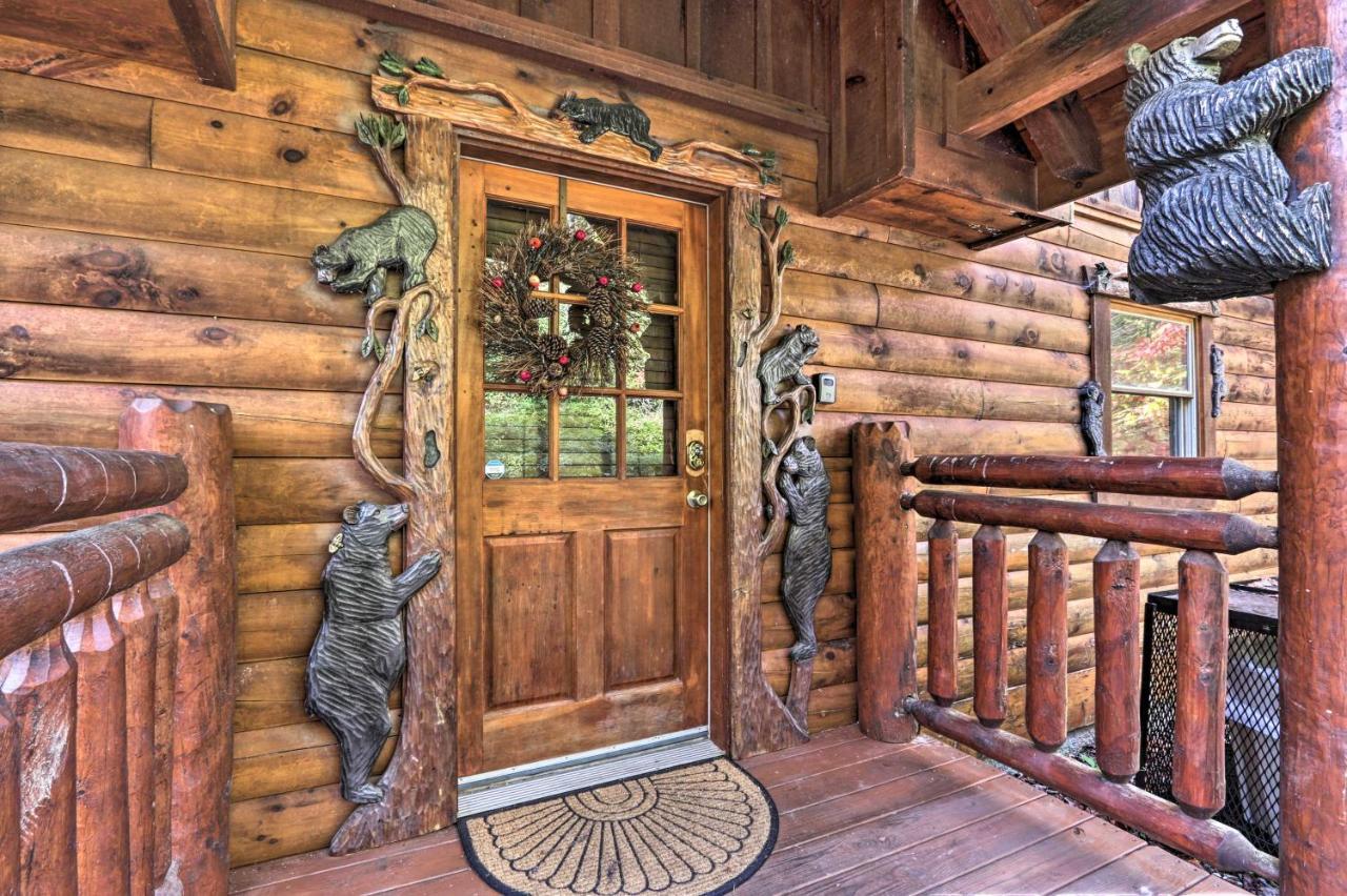 Smoky Mountain Log Cabin 7 Mi To Gatlinburg! Сев'єрвілл Екстер'єр фото