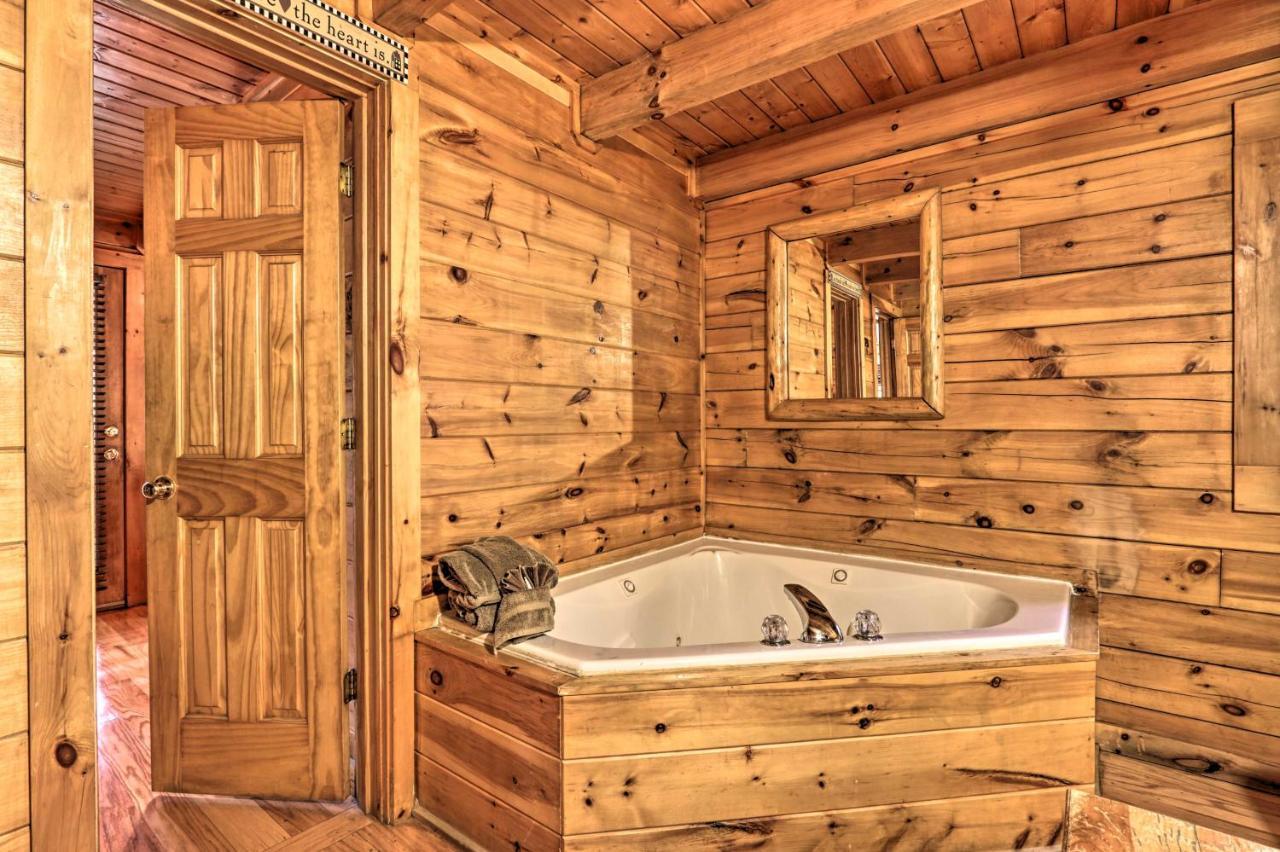 Smoky Mountain Log Cabin 7 Mi To Gatlinburg! Сев'єрвілл Екстер'єр фото
